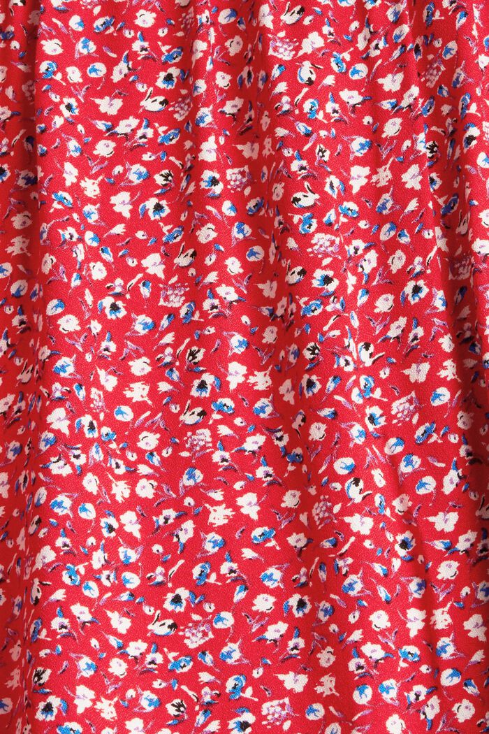 Blusa estampada en LENZING™ ECOVERO™, RED, detail image number 4