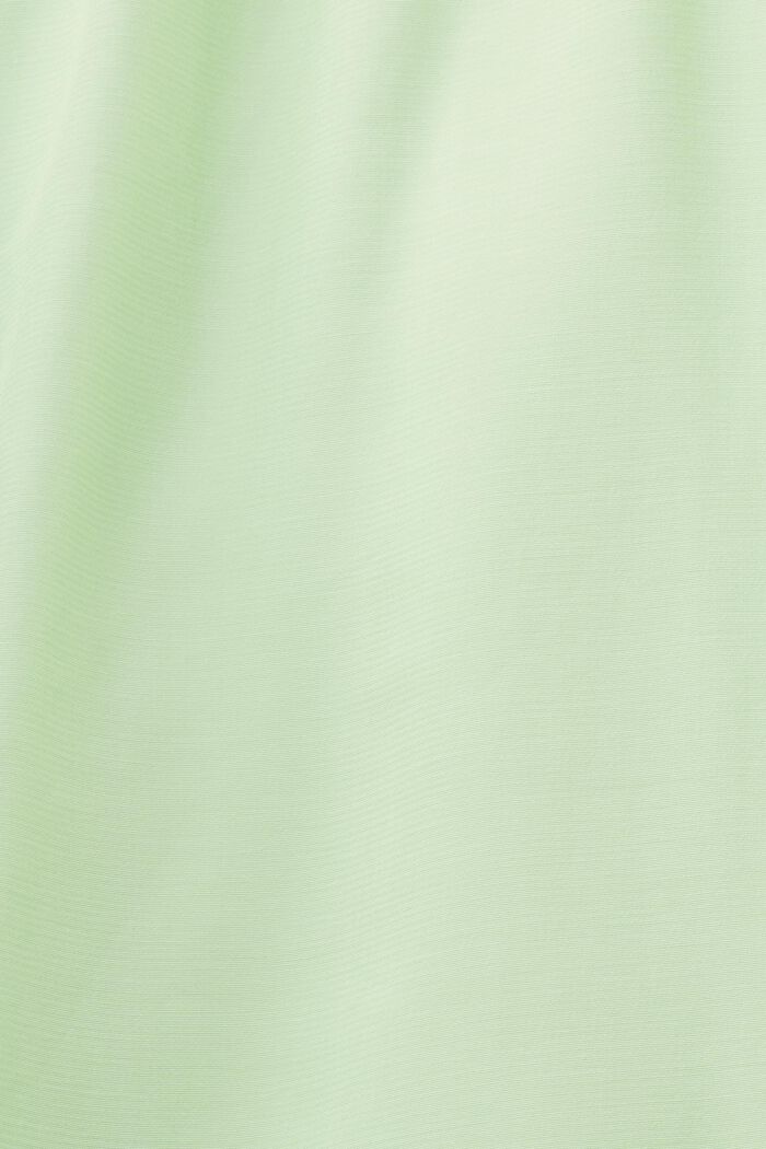 Blusa de manga corta con cuello en pico, CITRUS GREEN, detail image number 5