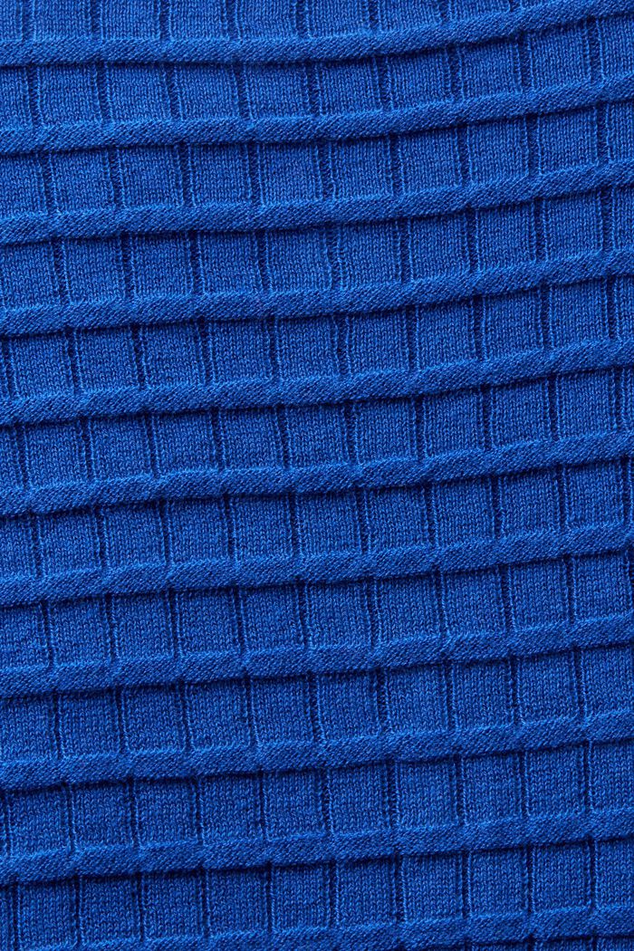 Jersey de punto estructurado, BRIGHT BLUE, detail image number 5