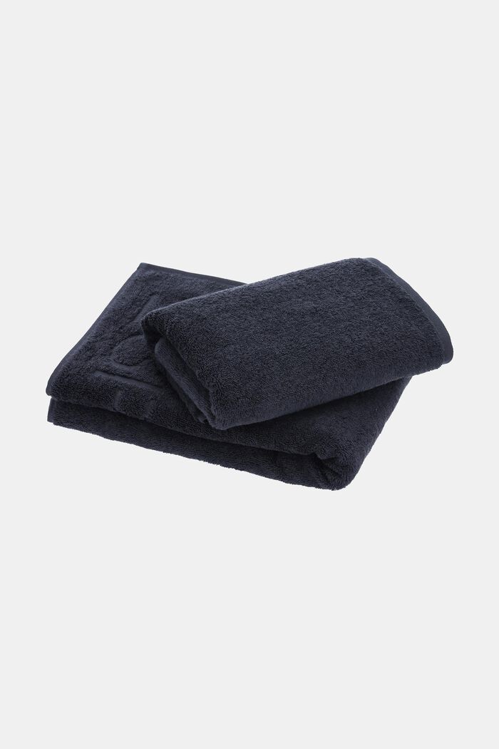 Pack de 2 toallas de mano, NAVY BLUE, detail image number 0