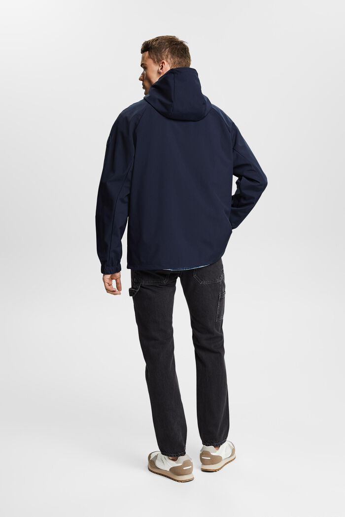 Cazadora softshell con capucha, NAVY, detail image number 2