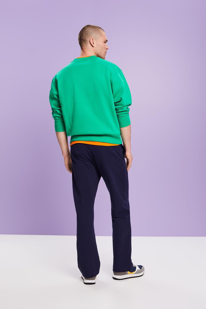 Pantalón de pernera recta y algodón ecológico, BLUE RINSE, detail image number 3