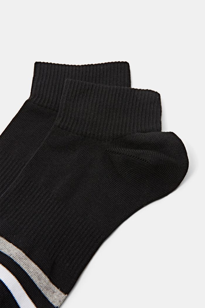 Pack de 2 pares de calcetines a rayas, BLACK, detail image number 2