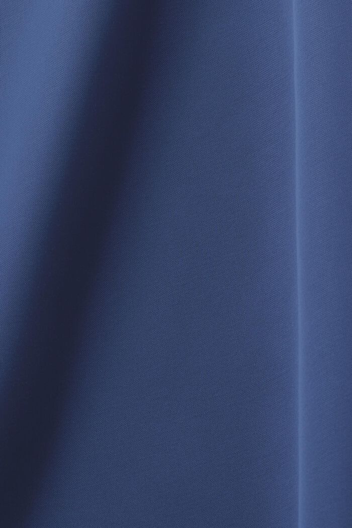 Vestido midi de satén sin cierre, GREY BLUE, detail image number 6