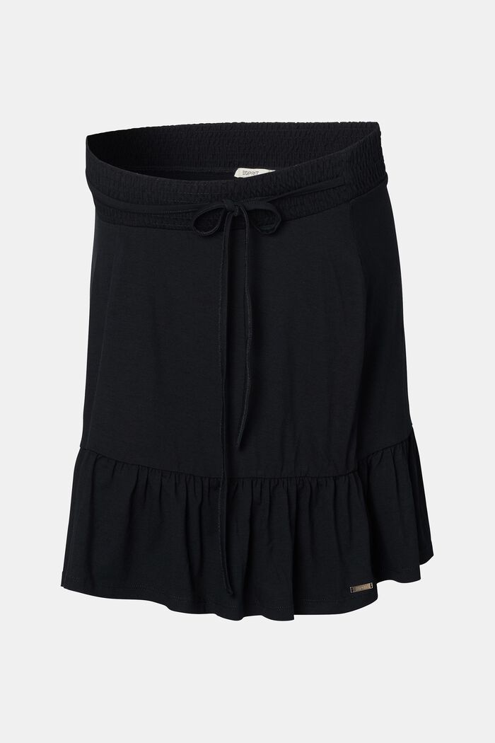Faldas de tejido jersey, LENZING™ ECOVERO™, BLACK, detail image number 4