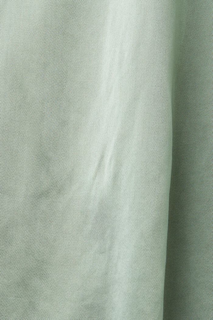 Camiseta con combinación de tejidos, LENZING™ ECOVERO™, PALE KHAKI, detail image number 5