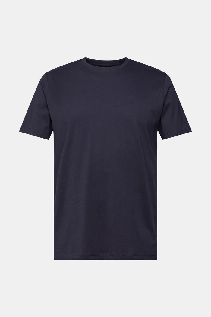 Camiseta de tejido jersey, 100% algodón, NAVY, overview