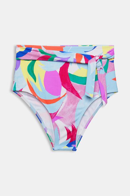 Reciclado: pantalón de bikini con detalle para anudar, VIOLET, overview