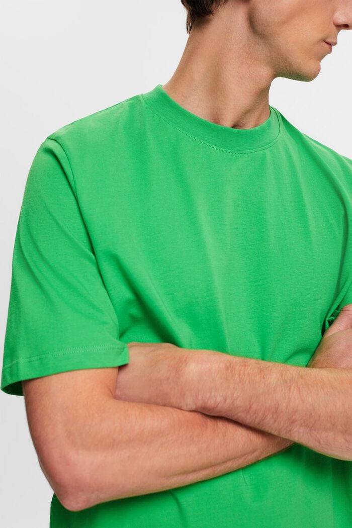Camiseta de algodón con cuello redondo, GREEN, detail image number 2