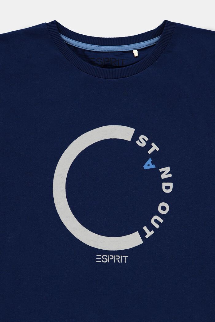 Camiseta con estampado, 100% algodón, BLUE, detail image number 2