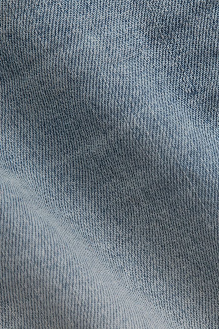 Vaqueros cortos de algodón ecológico, BLUE LIGHT WASHED, detail image number 4
