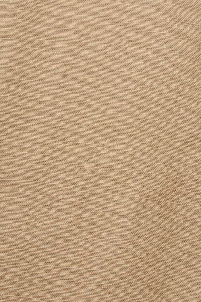 Pantalón sin cierre, mezcla de lino, SAND, detail image number 6