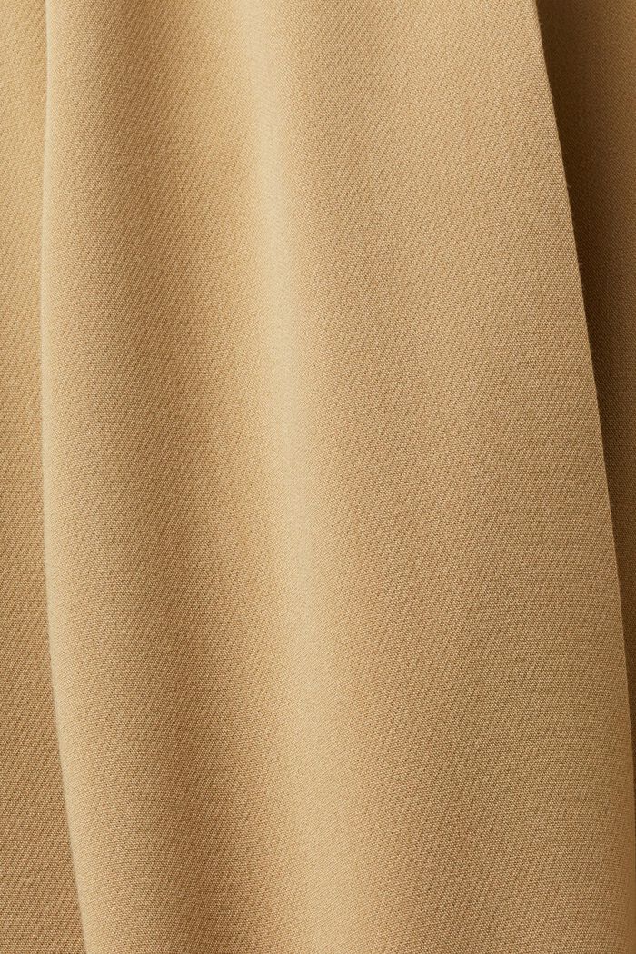 Pantalón de traje de pernera ancha, KHAKI BEIGE, detail image number 6
