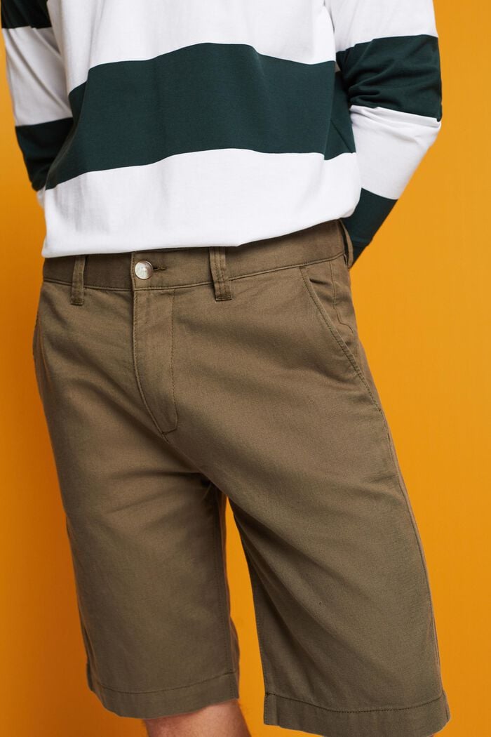 Shorts estilo chino, DUSTY GREEN, detail image number 2