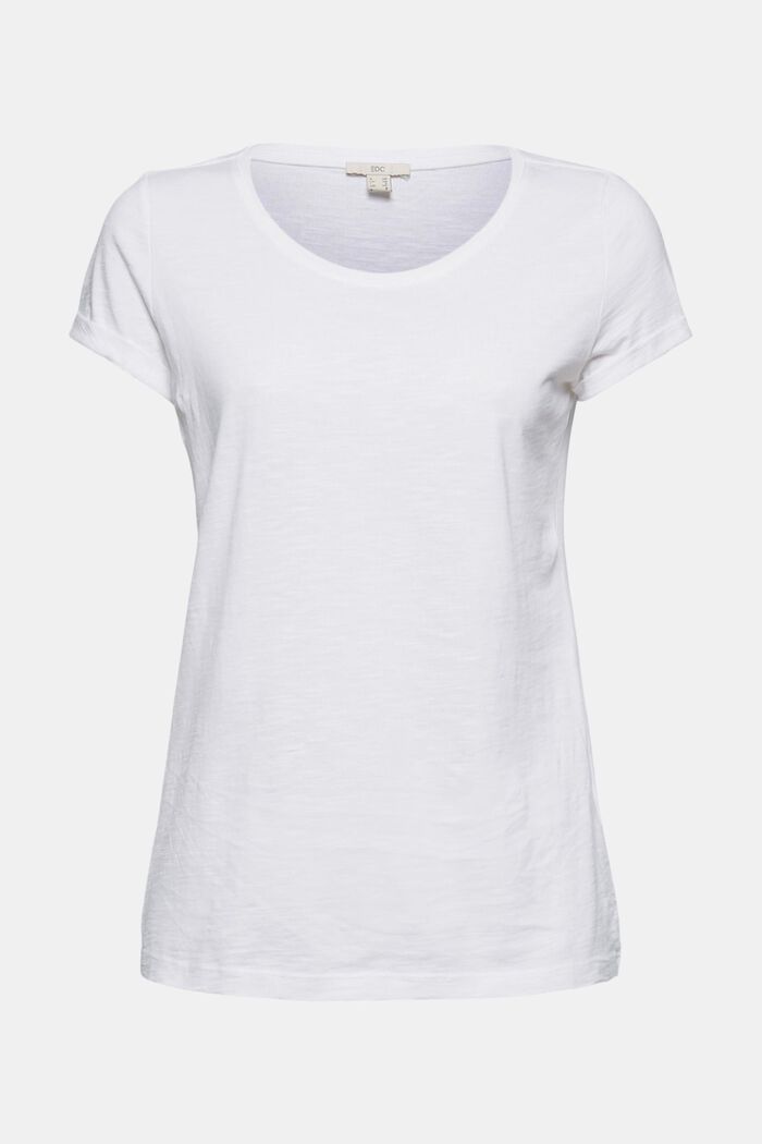 Camiseta en 100% algodón ecológico, WHITE, detail image number 7