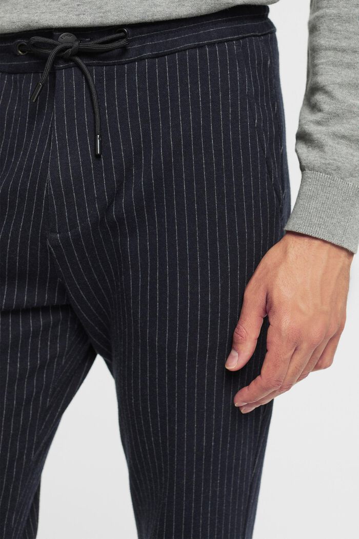 Pantalón con raya diplomática, DARK BLUE, detail image number 2