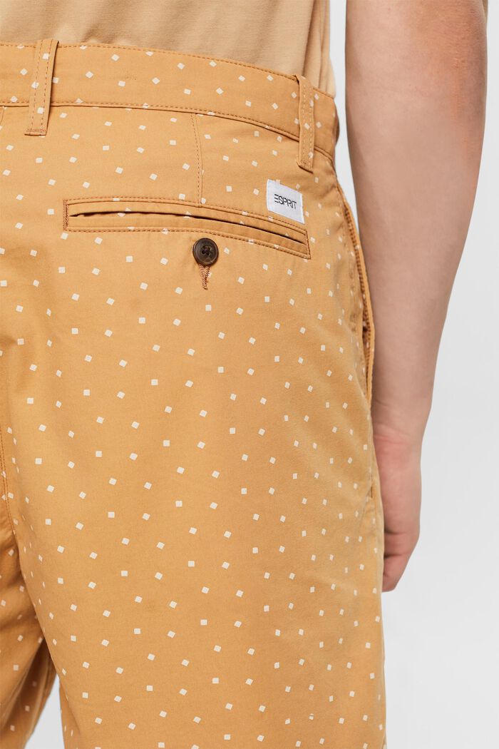 Pantalón chino corto estampado, BARK, detail image number 4