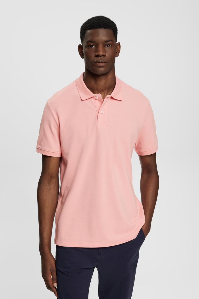 Polo slim fit, PINK, detail image number 0
