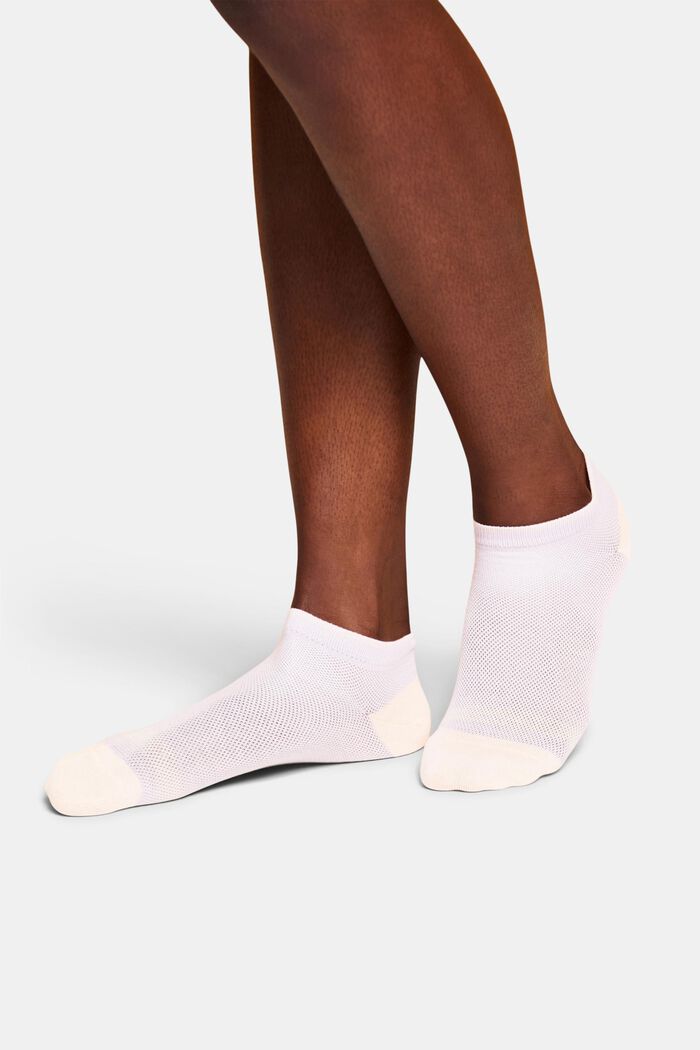 Pack de 2 pares de calcetines de malla para deportivas, algodón ecológico, ANEMONE, detail image number 1