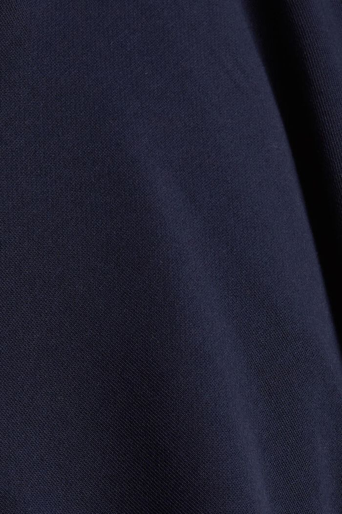 Sudadera con cordón de color contrastante en la capucha, NAVY, detail image number 4