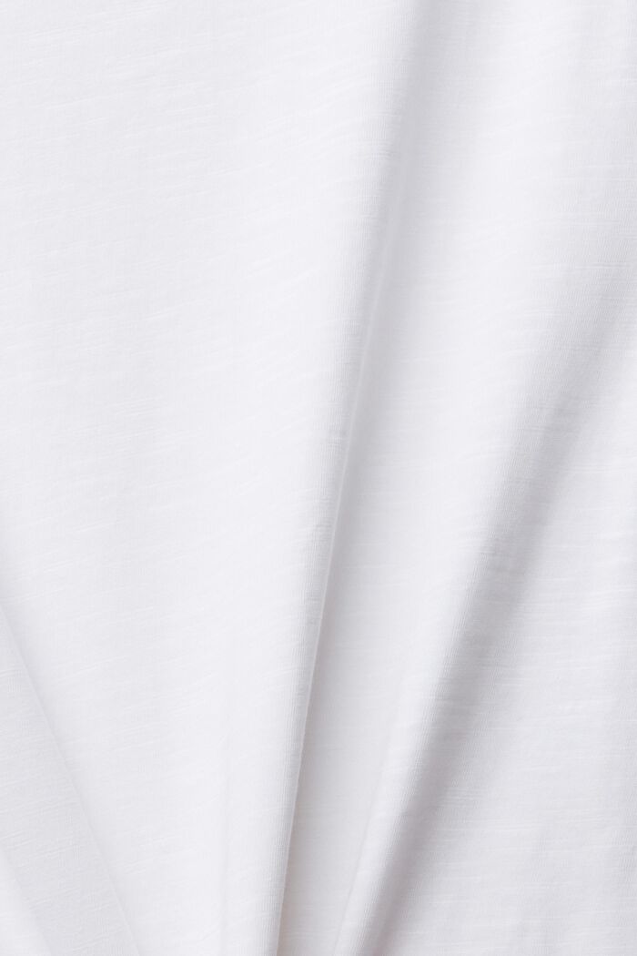 Camiseta unicolor, WHITE, detail image number 4