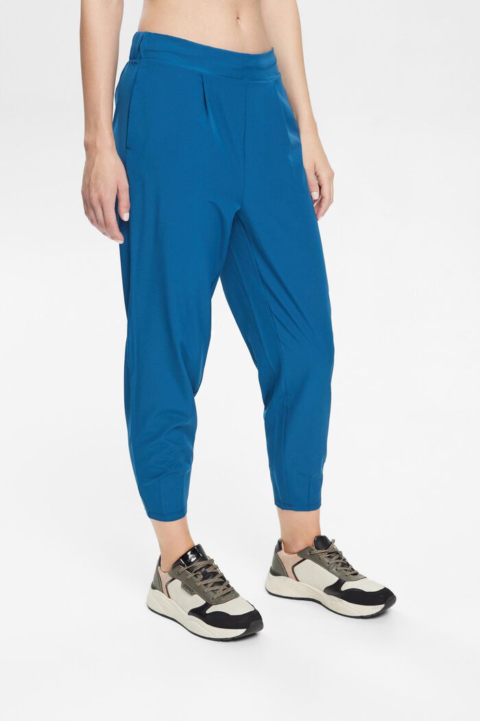 Pantalones deportivos, PETROL BLUE, overview