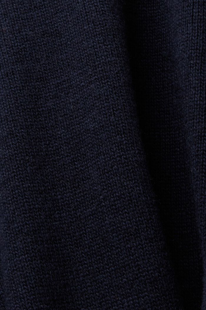 Jersey de punto con cuello redondo, NAVY, detail image number 5