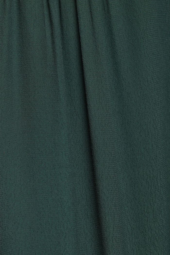 Blusa de crepé, DARK TEAL GREEN, detail image number 5