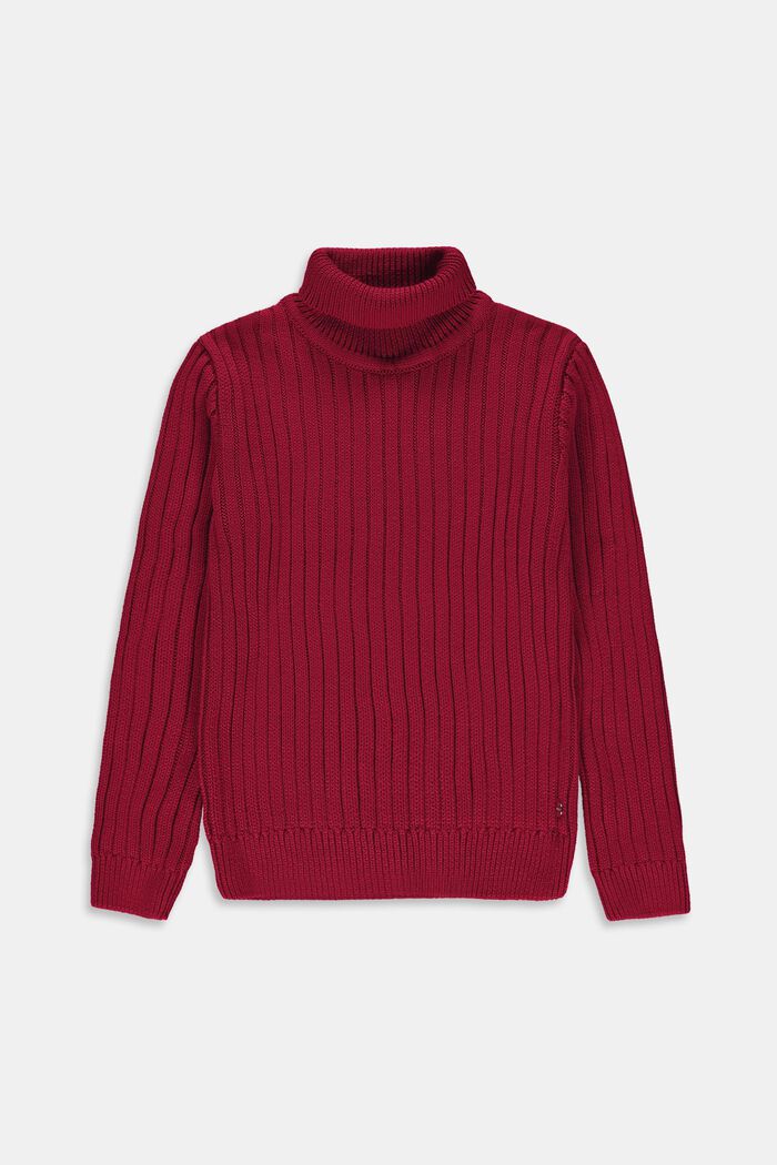 Sweaters, BERRY RED, detail image number 0