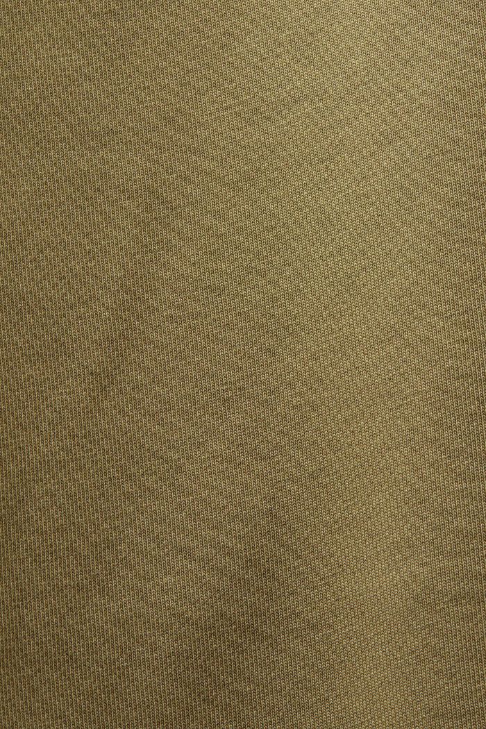 Pantalones de felpa de algodón con logotipo, OLIVE, detail image number 5