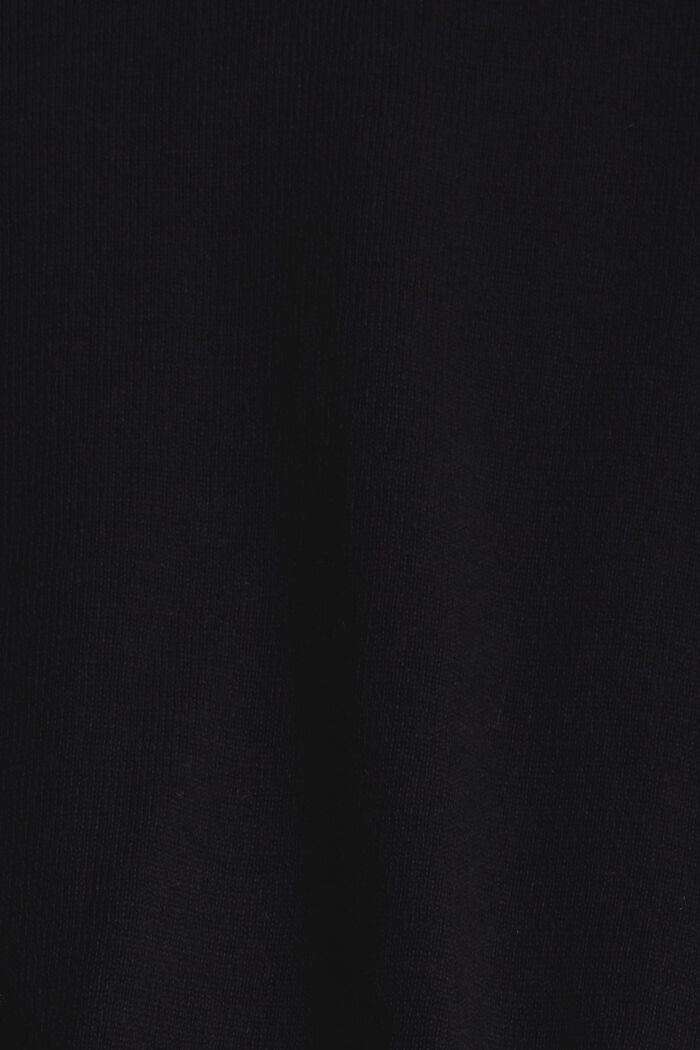 Jersey de punto en algodón, BLACK, detail image number 1