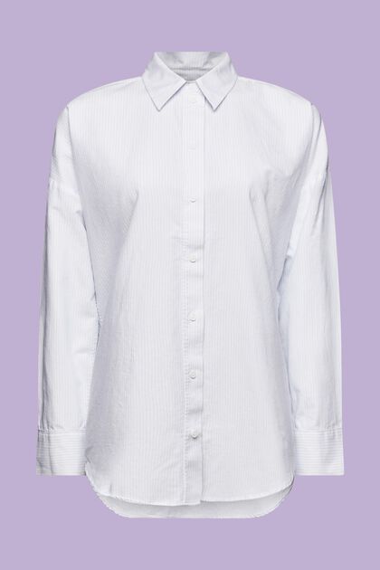 Camisa oversize de algodón a rayas
