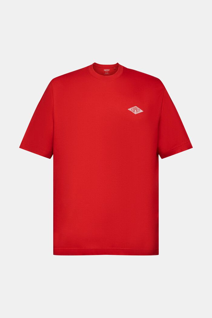 Camiseta de manga corta con logotipo, DARK RED, detail image number 5
