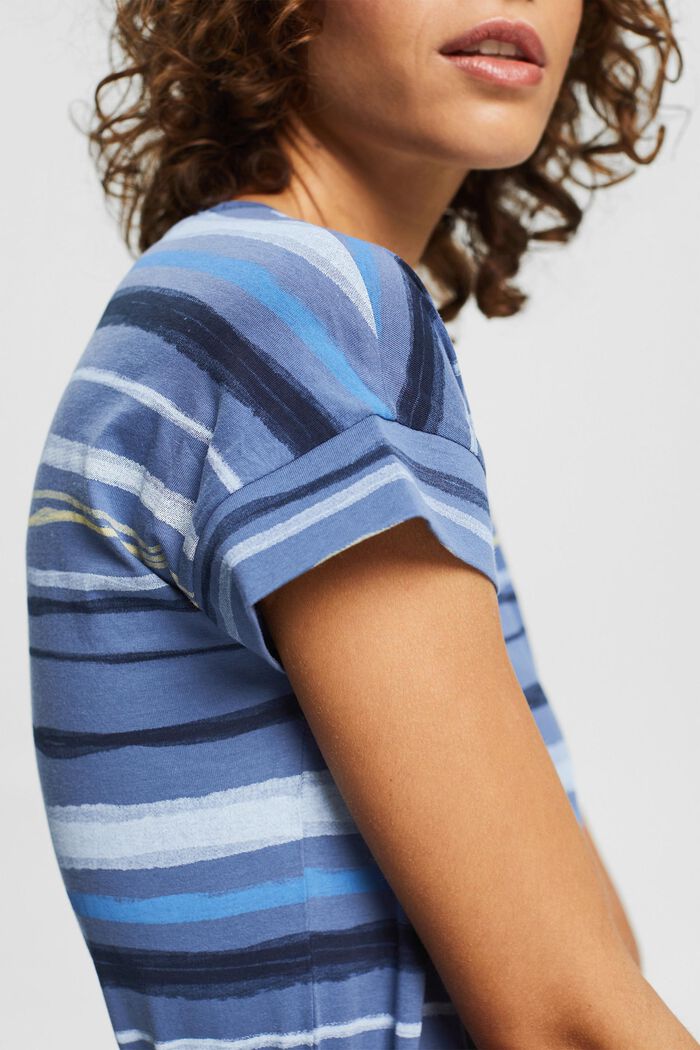 Camiseta con estampado, 100% algodón, BLUE LAVENDER, detail image number 0