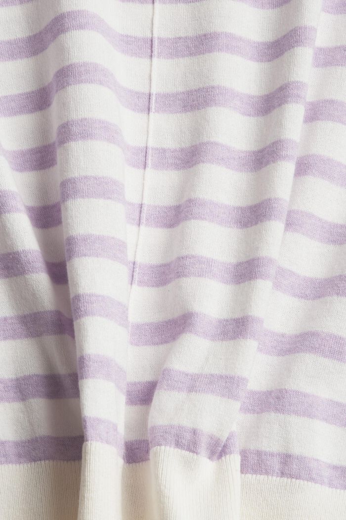 Jersey de punto fino en 100% algodón, NEW OFF WHITE, detail image number 4
