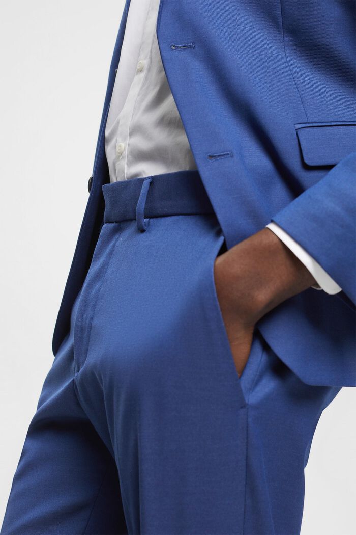 Pantalón de traje de corte ajustado, BLUE, detail image number 2