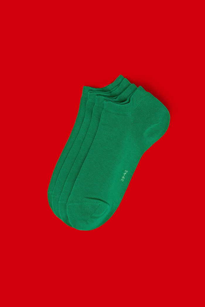 Pack de 2 pares de calcetines deportivos, mezcla de algodón ecológico, GRASS GREEN, detail image number 0