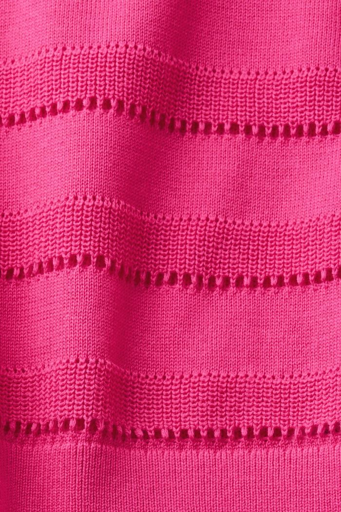 Jersey Pointelle, PINK FUCHSIA, detail image number 4