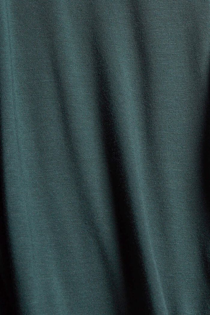 Pijama de jersey confeccionado en LENZING™ ECOVERO™, DARK TEAL GREEN, detail image number 4