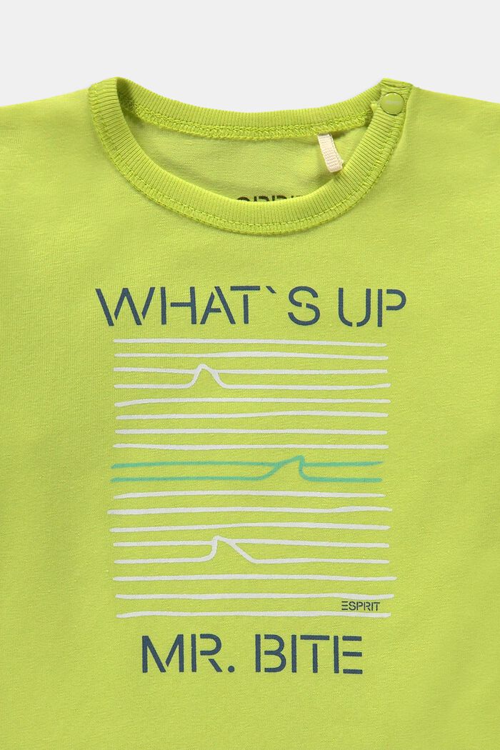 Camiseta con estampado, algodón ecológico, CITRUS GREEN, detail image number 2