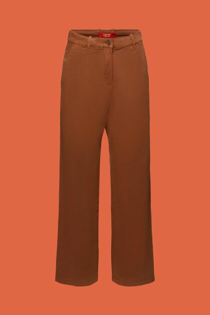 Pantalones chinos de corte ancho y tiro alto