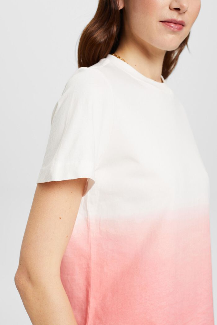 Camiseta de algodón con degradado de color, PINK, detail image number 2