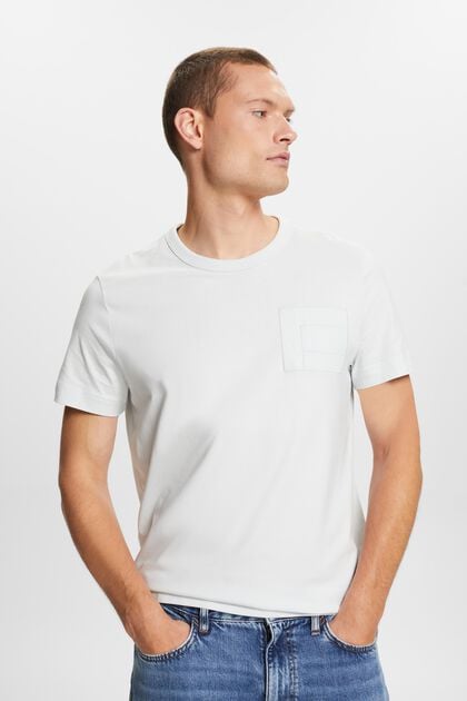 Camiseta de tejido jersey con bordado, 100% algodón