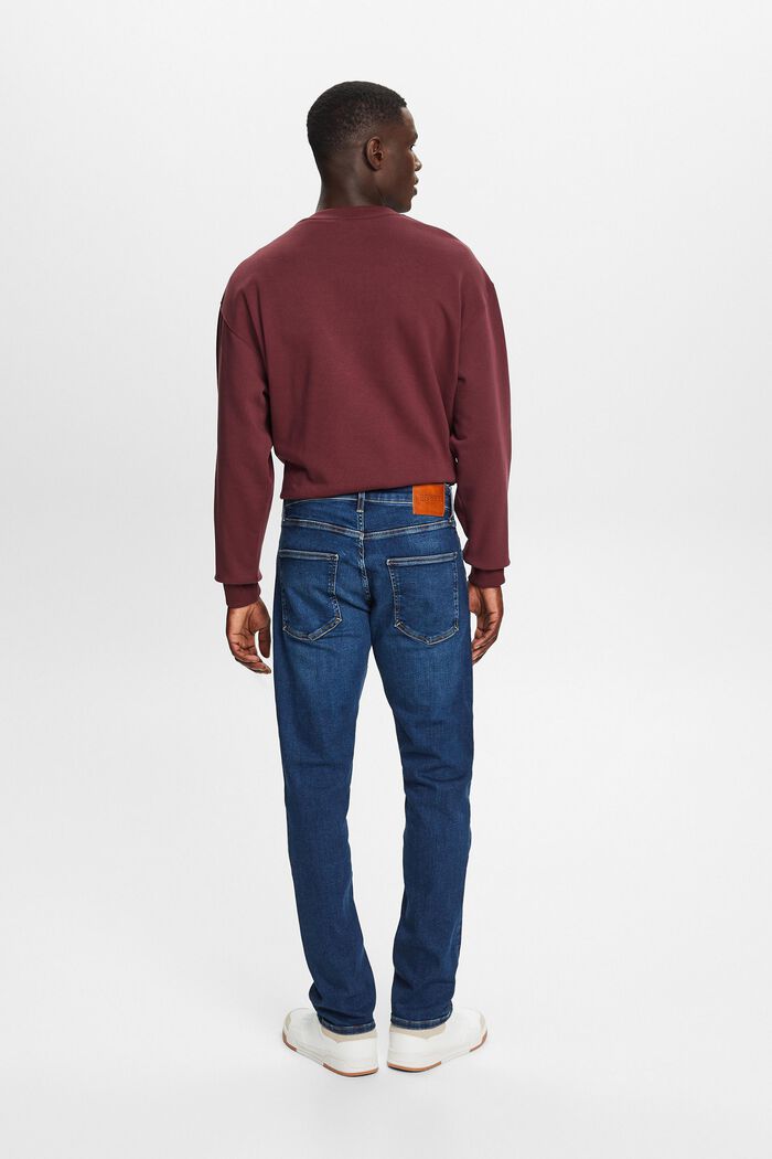 Jeans mid-rise slim fit, BLUE DARK WASHED, detail image number 3
