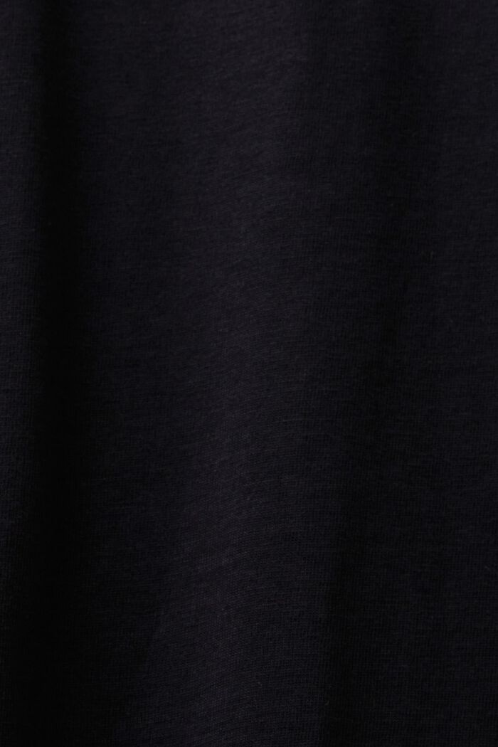 Camiseta con cuello redondo, BLACK, detail image number 5