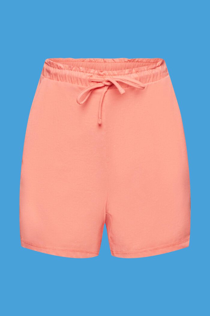Shorts de jersey con cintura elástica, CORAL, detail image number 5